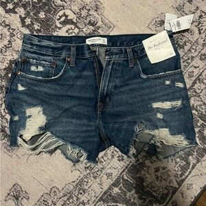 Distressed Abercrombie shorts